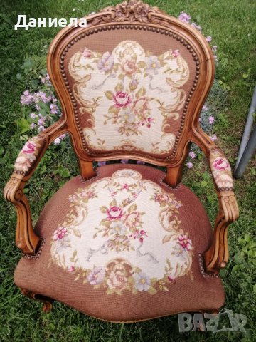 Кресло антик, снимка 4 - Дивани и мека мебел - 40866868