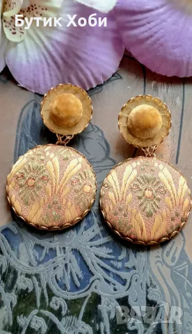 Винтидж  италиански обеци Mirca ti, снимка 2 - Антикварни и старинни предмети - 49368821