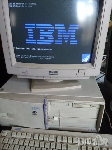  IBM Pentium 200MHz с CRT Монитор стар ретро компютър , снимка 3 - Работни компютри - 41562069