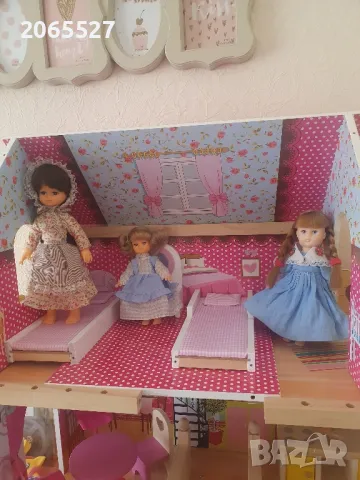 Дървена къща за кукли, снимка 14 - Играчки за стая - 49594965