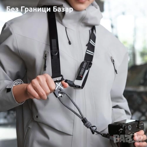 Нова удобна каишка VSGO за DSLR телефон action камера фотоапарат защита, снимка 5 - Чанти, стативи, аксесоари - 53822464