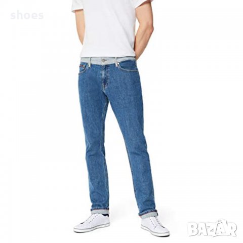 👌 Tommy Hilfiger Jeans Tjm Scanton Оригинални мъжки дънки W33 L34, снимка 3 - Дънки - 35929778