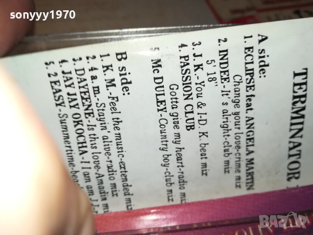 DANCE TERMINATOR 11 TAPE 2609252200, снимка 15 - Аудио касети - 51851777