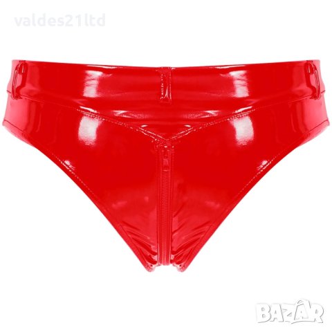 Еротични и секси латексови бикини/прашки с цип, снимка 10 - Бельо - 39305951