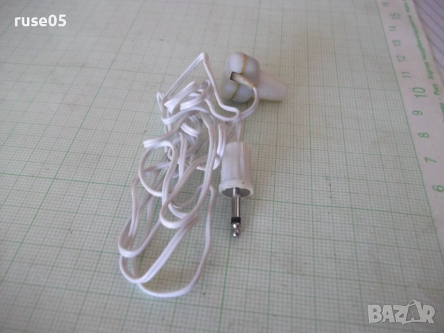 Слушалка за радиотранзистор стара работеща, снимка 4 - Слушалки и портативни колонки - 53753611