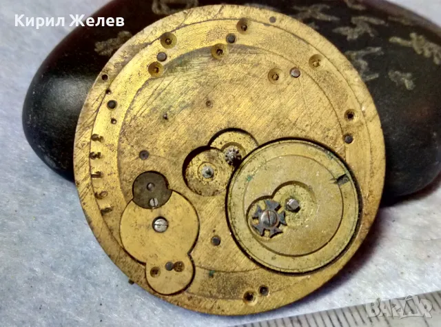 МЕХАНИЗЪМ от РЯДЪК МОДЕЛ СТАР ШВЕЙЦАРСКИ ДЖОБЕН ЧАСОВНИК За ЧАСТИ ДЕКОР РЕСТАВРАЦИЯ РЕМОНТ 41453, снимка 9 - Антикварни и старинни предмети - 48633734