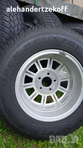 Гуми с джанти р215/75/15  100 S m+s  за Cherokee, снимка 5 - Гуми и джанти - 41322630