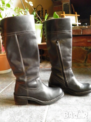 Fly London оригинални ботуши естествена кожа Uk5/38, снимка 6 - Дамски ботуши - 53259283