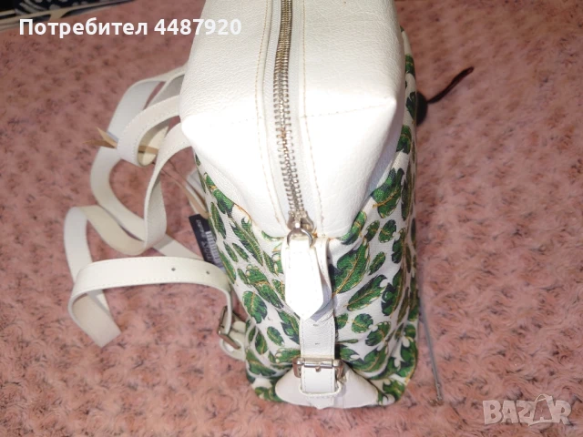 Раница с флорални мотиви Daris , снимка 4 - Раници - 50477669