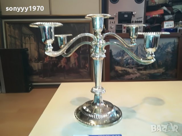 КРАСИВ СВЕЩНИК ОТ ФРАНЦИЯ 2503231913, снимка 2 - Антикварни и старинни предмети - 40134132