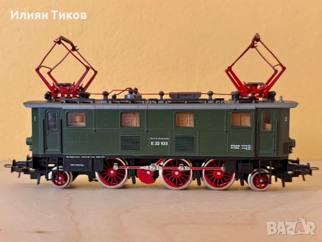 Електрически локомотив Roco E32 / BR132 H0 1:87 влак, вагон, влакче, снимка 5 - Влакчета, самолети, хеликоптери - 53777006