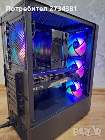 Геймърски компютър Ryzen 5 5500, RTX 3060TI, 16 RAM, снимка 3 - Геймърски - 53502208