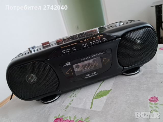 Ретро Радиокасетофон Silver Crown, снимка 1