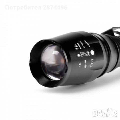 T6-0478 Мощен ловен фенер Cree LED и алуминиев корпус, снимка 9 - Оборудване и аксесоари за оръжия - 35800462