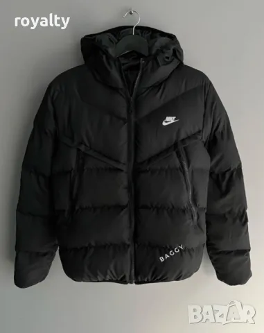 Nike мъжко черно зимно яке , снимка 5 - Якета - 49935203