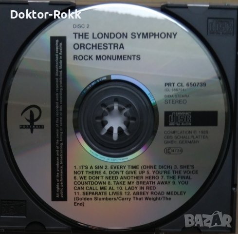 The London Symphony Orchestra – Rock Monuments [2 x CD], снимка 4 - CD дискове - 40683575