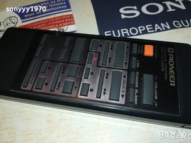 PIONEER CU-AZ019 AUDIO REMOTE-ВНОС SWISS 2606231713, снимка 9 - Ресийвъри, усилватели, смесителни пултове - 41361730