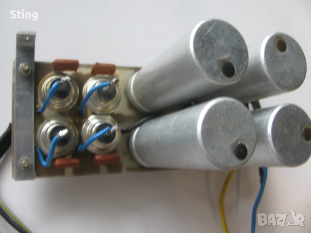 Двуполярен Изправител с Кондензатори Супер Як за Усилвател и др., снимка 2 - Ресийвъри, усилватели, смесителни пултове - 50628644