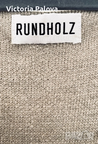 RUNDHOLZ дизайнерска ленена плетена рокля/туника, снимка 4 - Рокли - 53728841