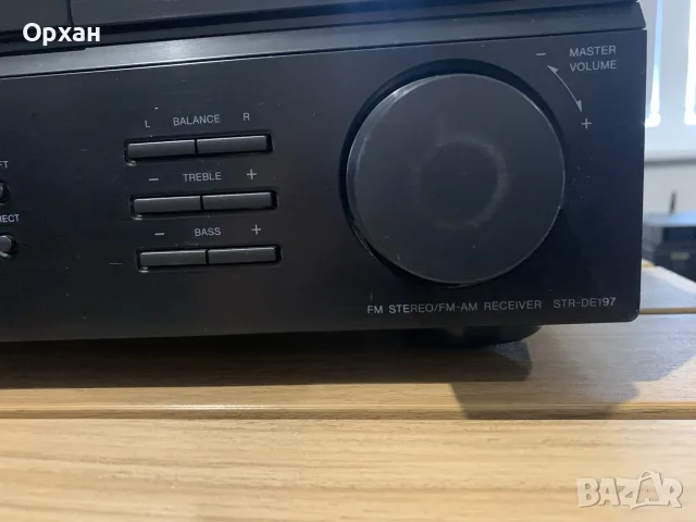 Продавам стерео рисивър Sony STR-DE197 в отлично техническо и много добро визуално състояни, снимка 2 - Ресийвъри, усилватели, смесителни пултове - 55848819
