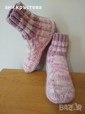 безшевни удобни ръчно плетени терлички , снимка 3 - Други - 41222697