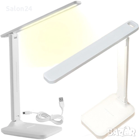 LED нощна лампа с поставка за телефон, снимка 2 - Лед осветление - 52213331