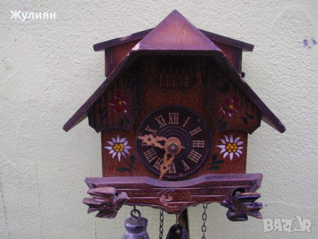 СТЕНЕН ЧАСОВНИК С КУКУВИЧКА ШВАРЦВАЛД , снимка 4 - Антикварни и старинни предмети - 39150556