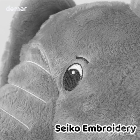 Плюшена играчка Sricam – сив слон, снимка 5 - Плюшени играчки - 42142514