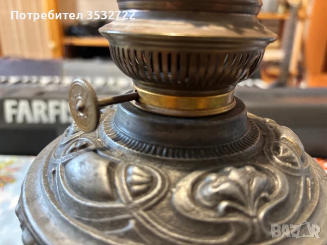 Антична газена лампа, снимка 9 - Антикварни и старинни предмети - 51240979