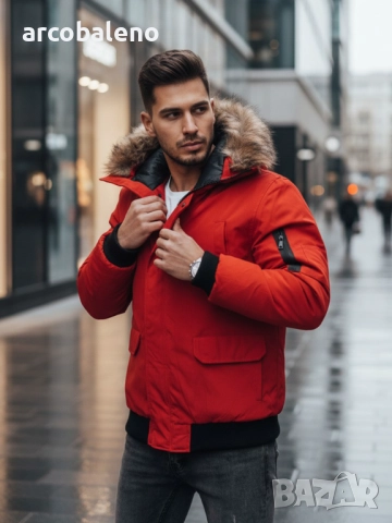 Мъжко зимно яке, 3цвята , снимка 2 - Якета - 52777557