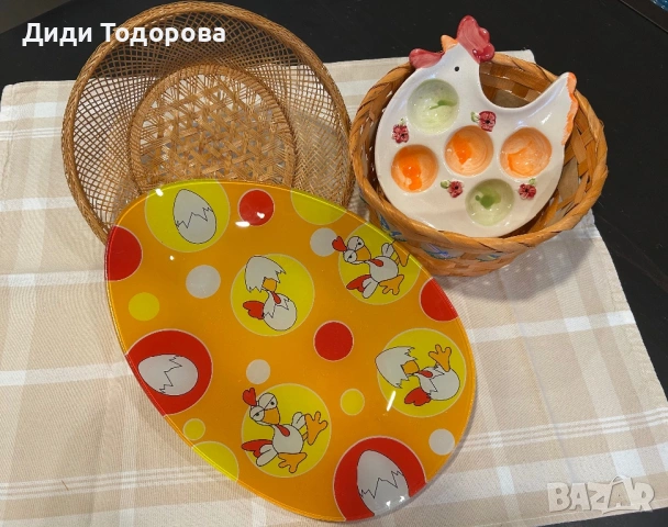 Великденски сет, снимка 3 - Декорация за дома - 53481225