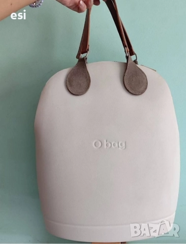 Чанта O bag С кожени дръжки 
