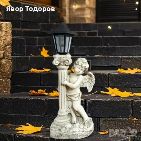 Соларна лампа ангел - елегантна декорация за всеки двор, снимка 5 - Соларни лампи - 53753221