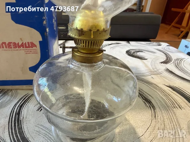 Ретро газена лампа, снимка 5 - Антикварни и старинни предмети - 55961290