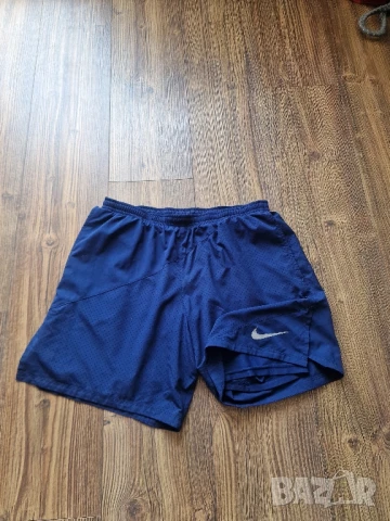 Страхотни мъжки къси шорти с клин NIKE размер L , снимка 7 - Къси панталони - 51412344