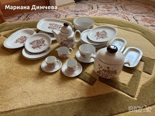 Немски порцеланов сервиз за хранене, снимка 7 - Сервизи - 48547099