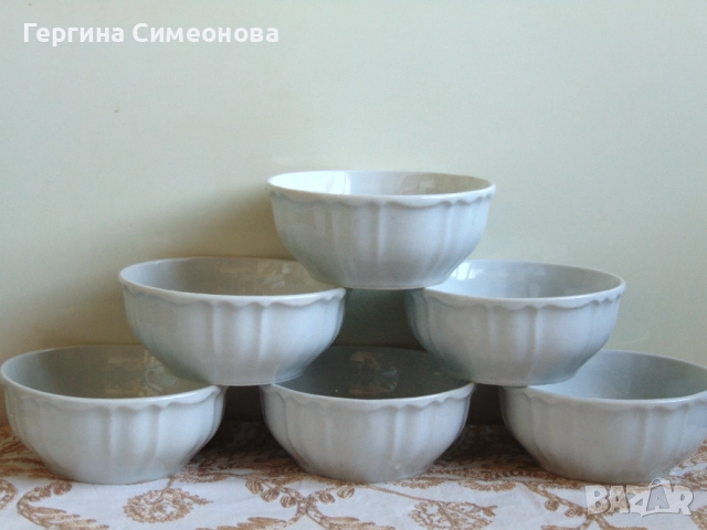 Шест купички стар български порцелан