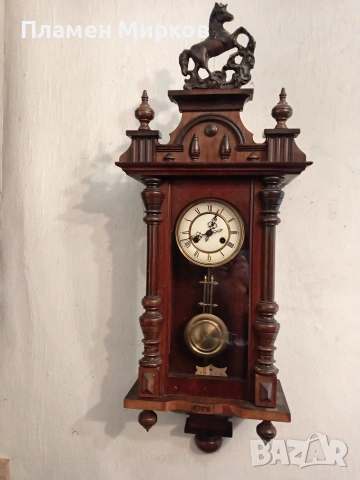 Антикварен германски стенен часовник