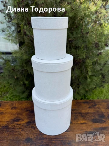 КУТИИ КАДИФЕ 3 БР, снимка 7 - Декорация за дома - 41436781