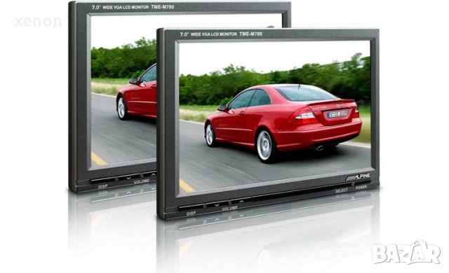 Alpine TME-M780 монитор за вграждане в облегалката за TV, DVD, Playstation, снимка 2 - Аксесоари и консумативи - 34678584