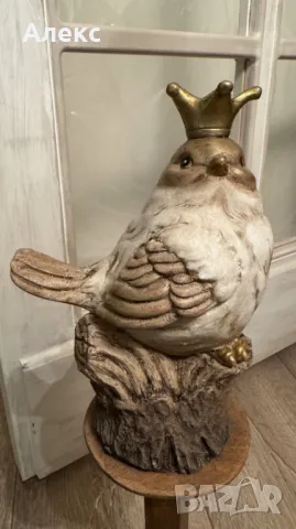 Голямо, обемно пиле с корона– Италия, 20см/ 14см, снимка 3 - Статуетки - 49049158