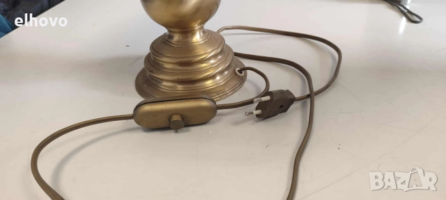 Стара настолна лампа#1, снимка 3 - Антикварни и старинни предмети - 52208212
