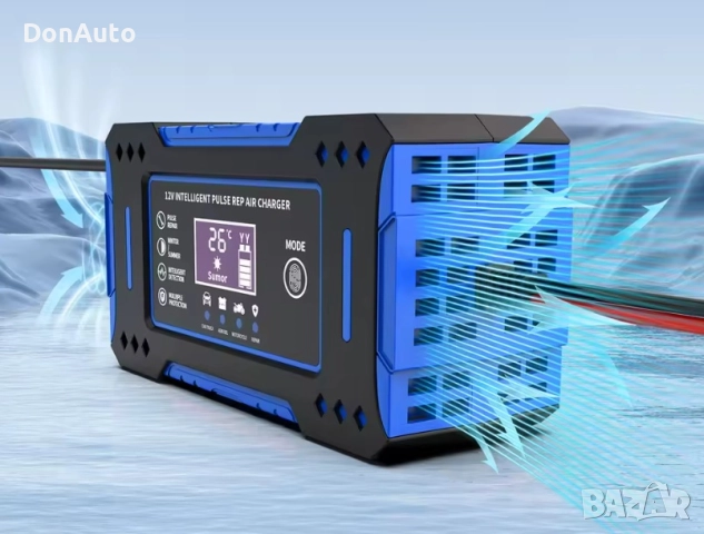 Интелигентно зарядно за акумулатори 12V, снимка 4 - Аксесоари и консумативи - 51634611
