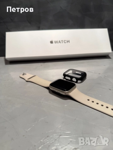 Apple Watch SE 2 gen 40mm  Starlight + подаръци, снимка 4 - Смарт гривни - 52665427