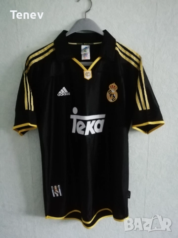 Real Madrid Raul 1999 2000 2001 Adidas AWAY оригинална тениска фланелка Реал Мадрид екип Раул , снимка 2 - Тениски - 52817321