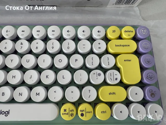 Безжична клавиатура Logitech POP Keys, снимка 4 - Клавиатури и мишки - 49999833