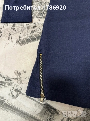 Стилна тъмносиня блуза от Vero Moda с модерни детайли и свободна кройка, снимка 2 - Блузи с дълъг ръкав и пуловери - 25095483