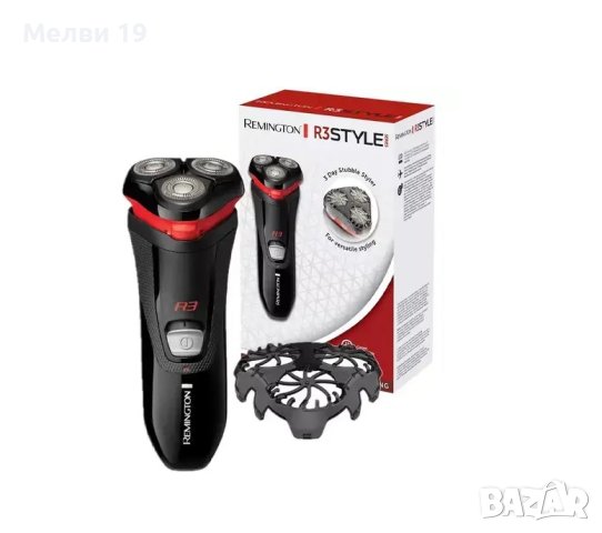 Самобръсначка Remington R3000, Черно / Червен