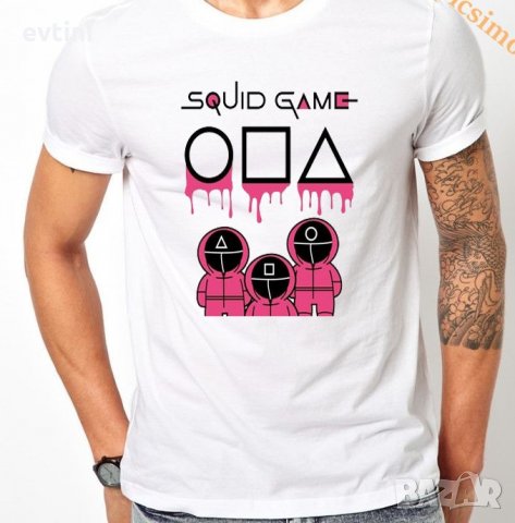 Мъжка тениска Squid game