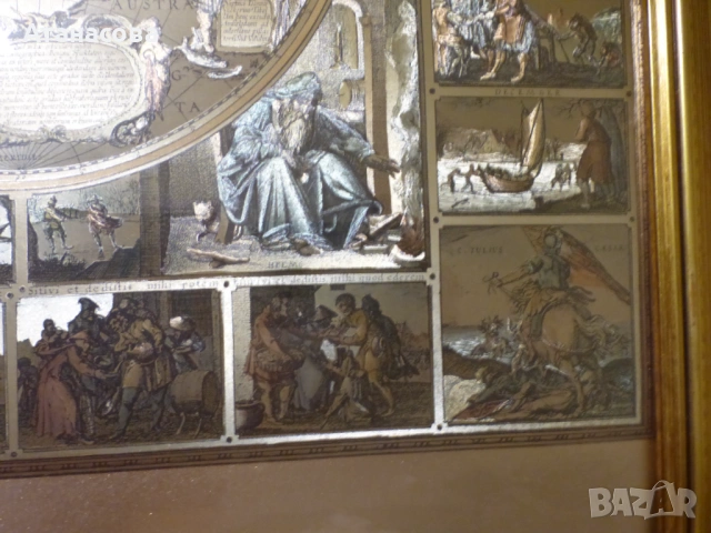 Картина Карта на света на Пискатор Глобус, снимка 11 - Картини - 53729286